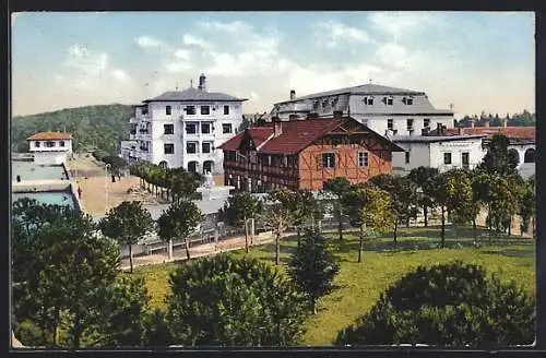 AK Insel Brioni i. der Adria, Blick auf das Hotel Neptun