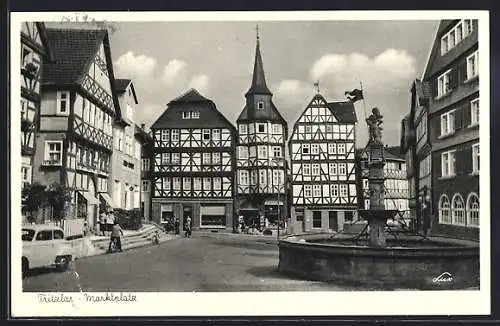 AK Fritzlar, der Marktplatz