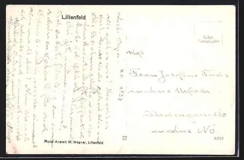 AK Lilienfeld, Ansicht von oben