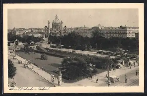 AK Wien, Karlskirche und Technik