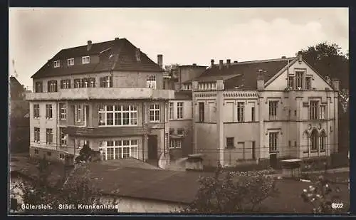 AK Gütersloh, Städtisches Krankenhaus aus der Vogelschau