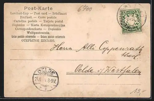 AK Waldheim i. S., Viele Grüsse, Ortsansichten