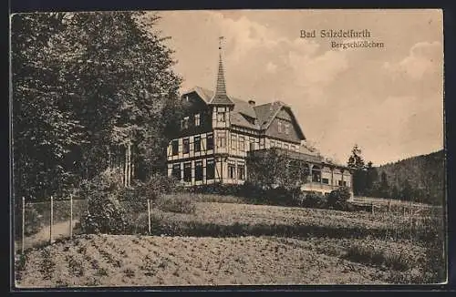 AK Bad Salzdetfurth, Blick zum Bergschlösschen