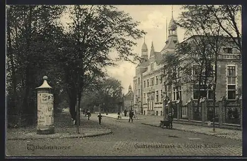 AK Wilhelmshaven, Ostfriesenstrasse und Offizier-Kasino