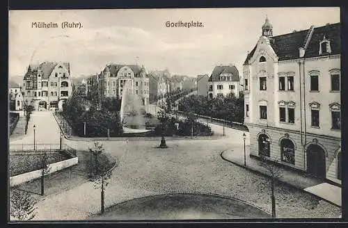 AK Mülheim /Ruhr, Villen am Goetheplatz