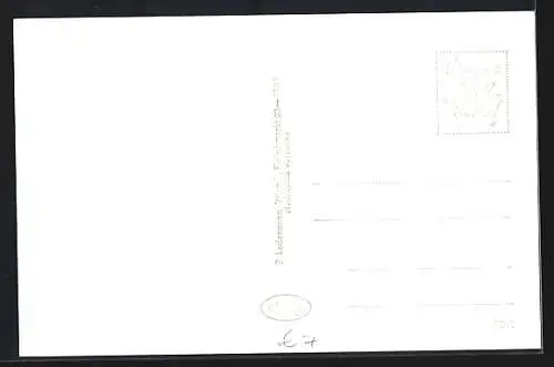 AK Veitsch, Blick auf den Ort mit Kirche