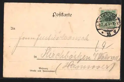 AK Hamburg, Restaurant Zum Augustiner, Bes. F. Wölfert