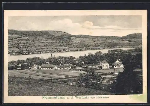 AK Krummnussbaum, Ortsansicht von Südwesten