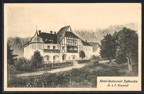 AK Wien, Hotel-Restaurant Sofienalpe, H. & J. Krautstofl