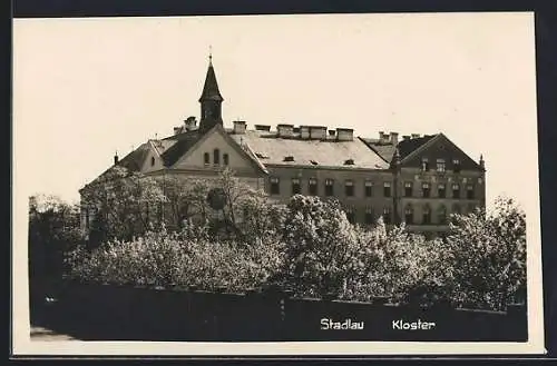 AK Stadlau, Blick zum Kloster