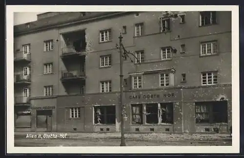 AK Wien, Goethe-Hof, 2. Weltkrieg