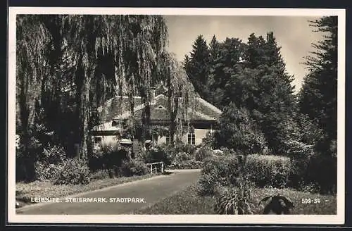 AK Leibnitz, Stadtpark, Ortspartie