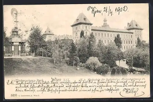 AK Wien, Hochschule f. Bodenkultur, Hochschulstrasse 24, Türkenschanzpark