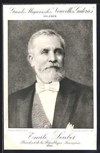 AK Emile Loubet, President de la Republique Francaise 1905