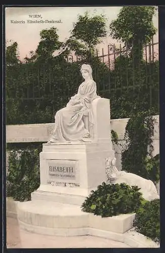 AK Wien, Denkmal Kaiserin Elisabeth (Sissi) von Österreich