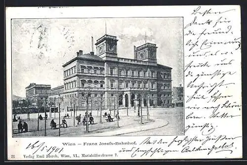 AK Wien, Franz Josefs-Bahnhof