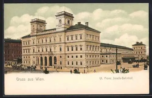 AK Wien, Am Franz Josefs-Bahnhof