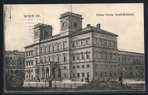 AK Wien, Kaiser Franz Josefs-Bahnhof