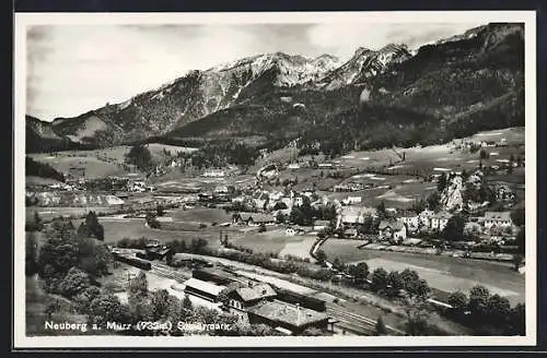 AK Neuberg a.d. Mürz, Totalansicht aus der Vogelschau