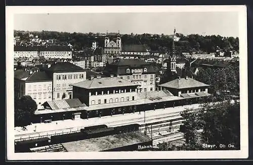 AK Steyr, Teilansicht mit Bahnhof