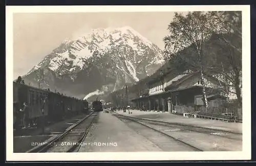 AK Steinach Irdning, Partie am Bahnhof