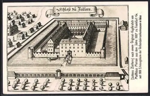 AK Zeillern, Das Schloss im Jahre 1687