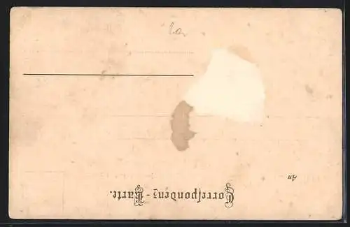 AK Linz a. Don., Ansicht um 1650 nach Merian