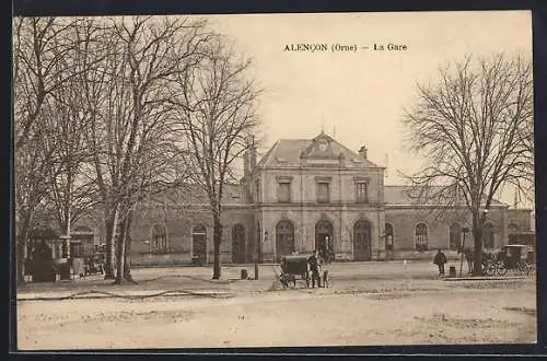 AK Alencon /Orne, La Gare