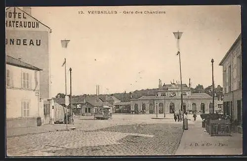 AK Versailles, Gare des Chantiers