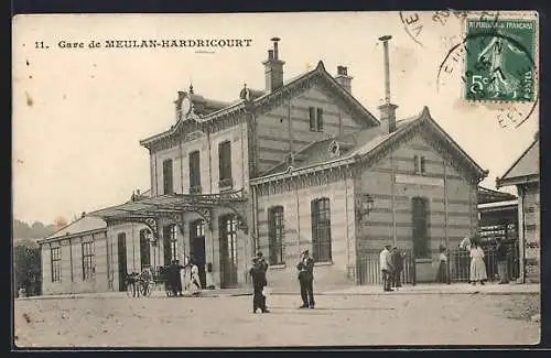 AK Meulan-Hadricourt, La Gare