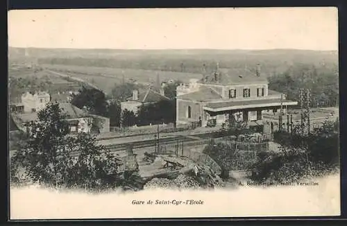 AK Saint-Cyr-L'Ecole, Gare, Bahnhof