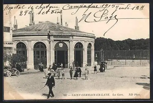 AK Saint-Germain-en-Laye, La Gare