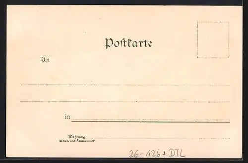 Künstler-Lithographie Edward Harrison Compton: Bad Tölz, Gesamtansicht