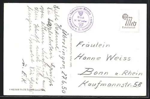 AK Konstanz, Ortsansicht von oben, Froschkonzert im Bodensee, Dampfer