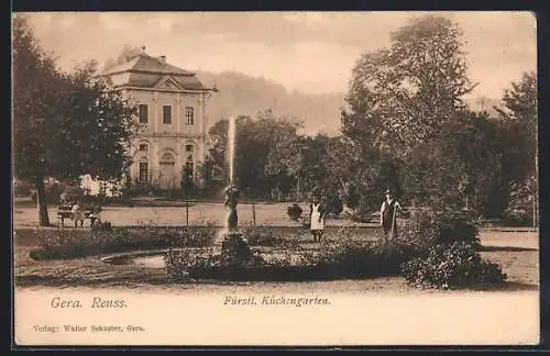 AK Gera-Reuss, Fürstlicher Küchengarten