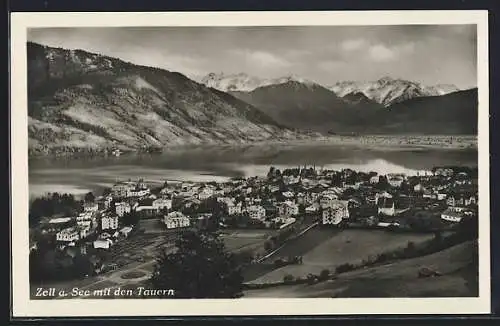 AK Zell a. See, Gesamtansicht mit den Tauern