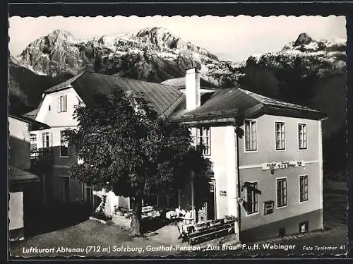 AK Abtenau /Salzburg, Gasthof-Pension Zum Bräu