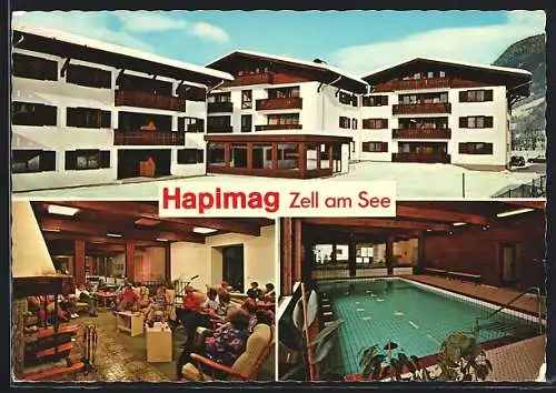 AK Zell am See, Hotel Hapimag in drei Ansichten