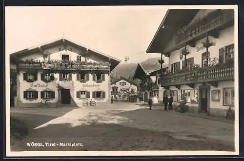 AK Wörgl /Tirol, Marktplatz