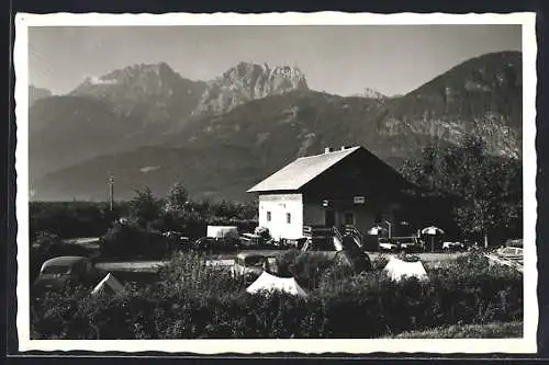 AK Lienz-Debant /Osttirol, Gasthof Camping-Rösslwirt