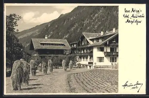 AK Mayrhofen, Haus Moigg`s und Hotel Neuhaus