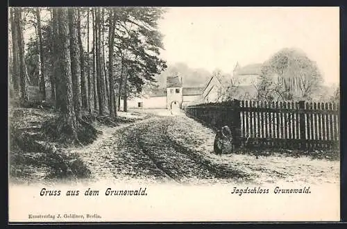 AK Berlin-Grunewald, Jagdschloss Grunewald