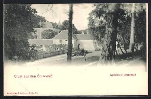 AK Berlin-Grunewald, Jagdschloss Grunewald