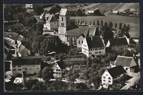 AK Bingen /Hohenzollern, Ortspartie mit Kirche