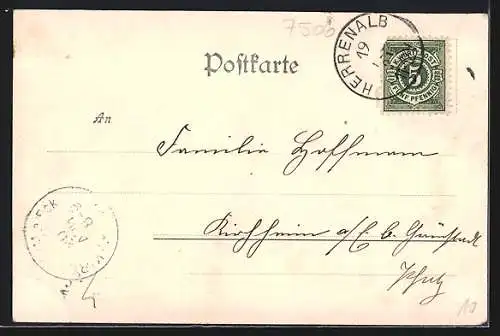 AK Herrenalb, Teilansicht