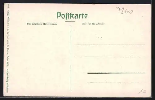 AK Hirsau, Teilansicht mit Strassenpartien