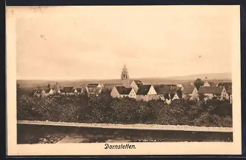 AK Dornstetten, Teilansicht mit Kirche