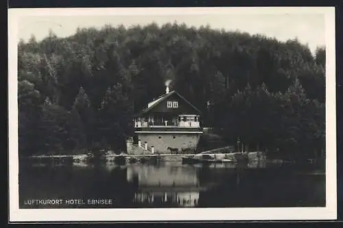 AK Welzheim, Hotel Ebnisee auf dem Welzheimer Wald