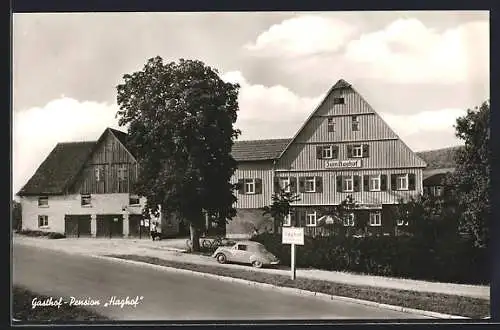 AK Welzheim, Gasthof Pension Zum Haghof, im Welzeimer Wald