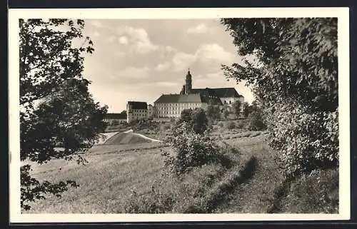 AK Neresheim, Abtei Neresheim von Süden